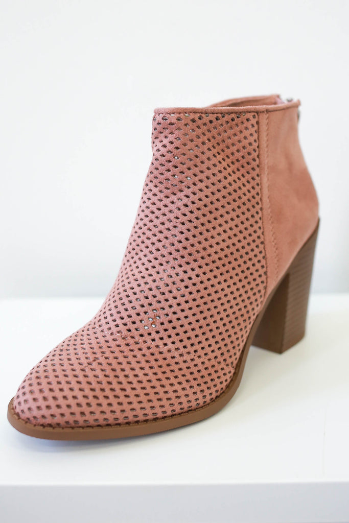 blush booties