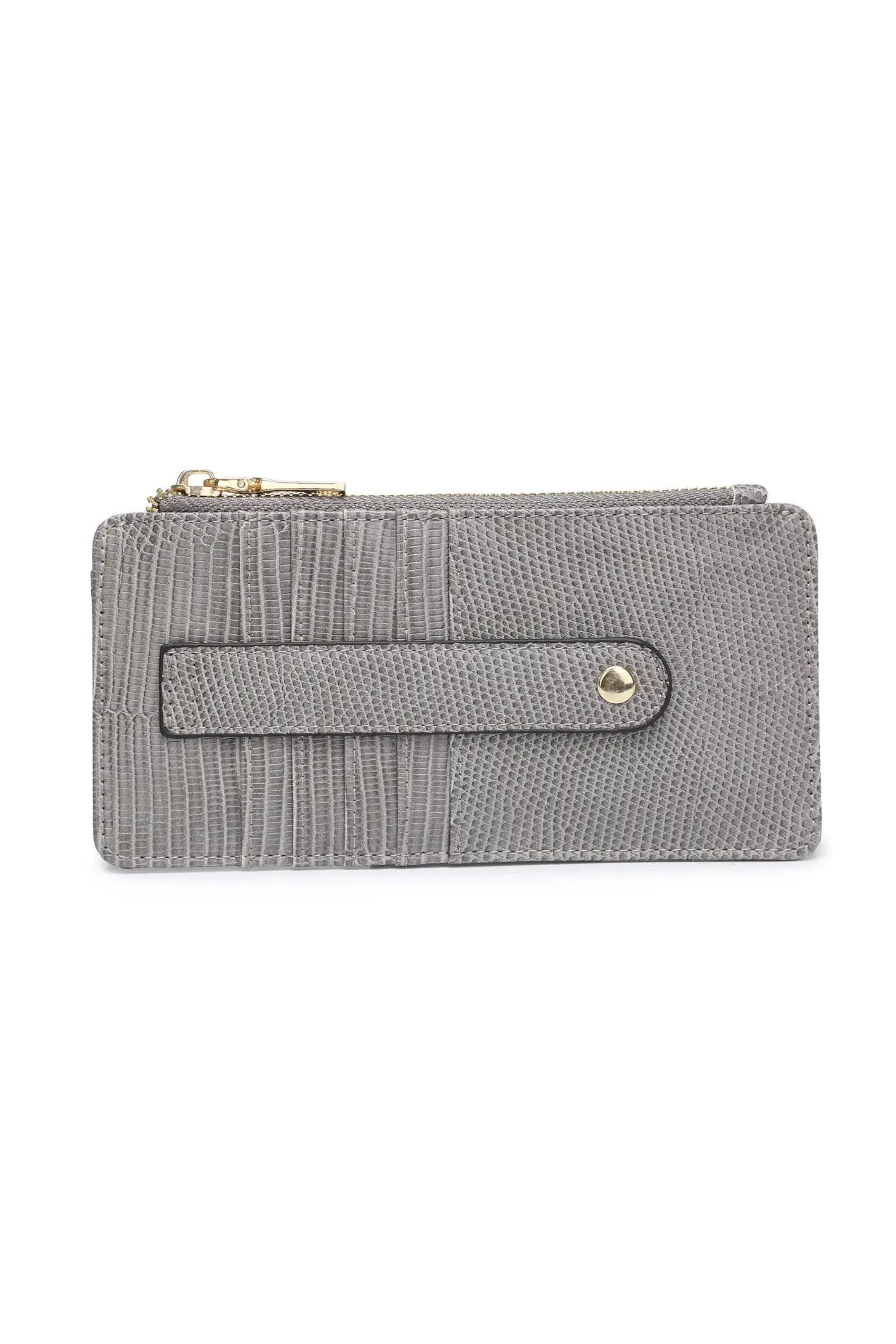 Sand Creek Wallet In Gray Lizard