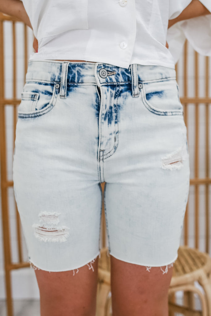 stylish denim shorts