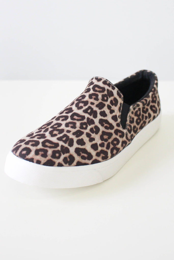 faux suede slip on sneakers