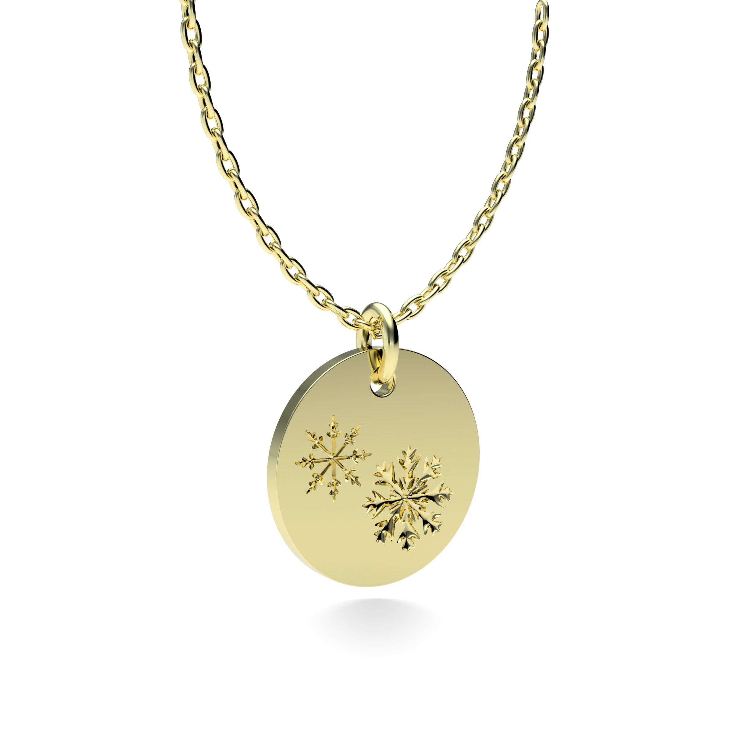 Yellow Gold Plated Silver Wheat Pendant with 18'' Chain