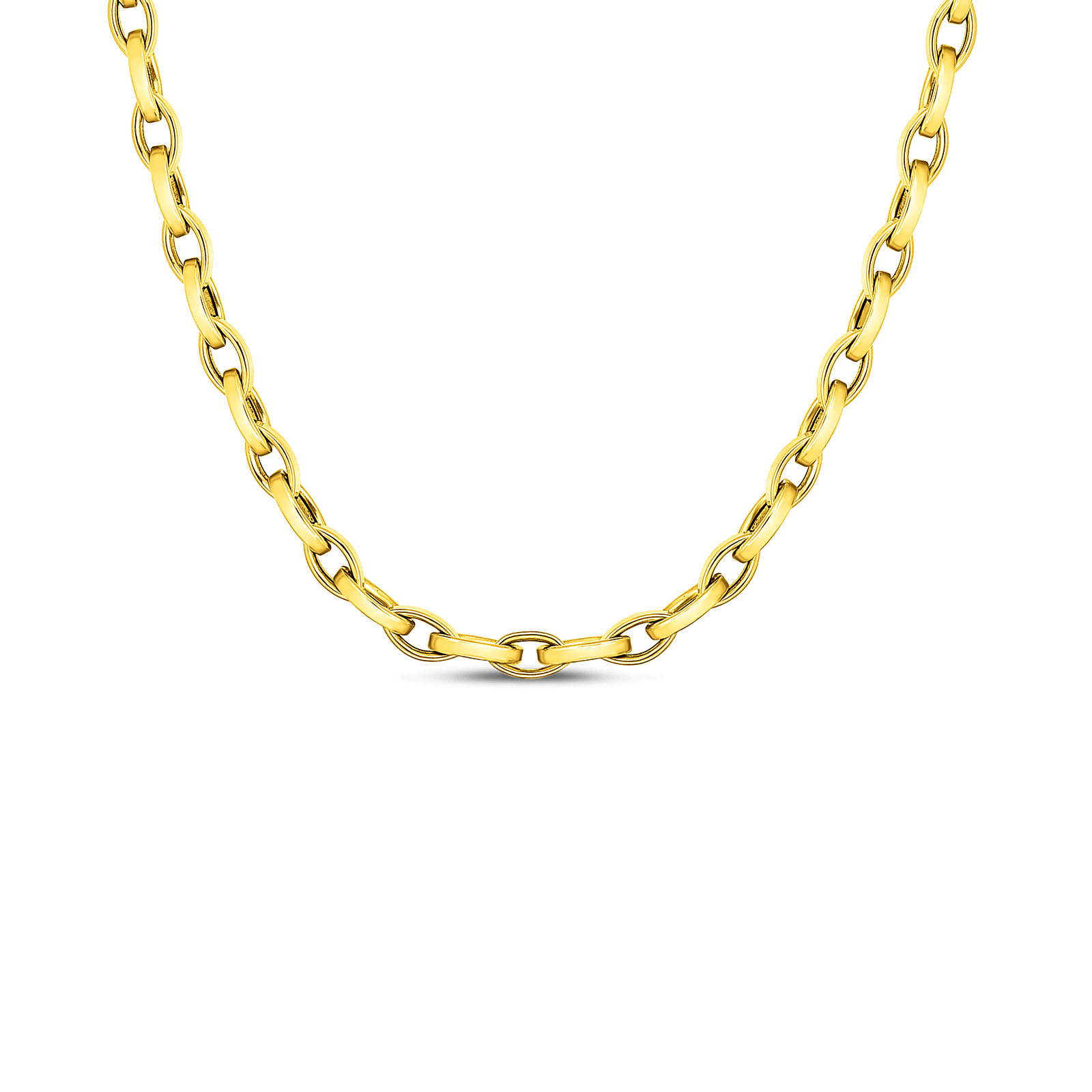 Roberto Coin 18KY Designer Gold Paperclip Chain | IJL Since 1937