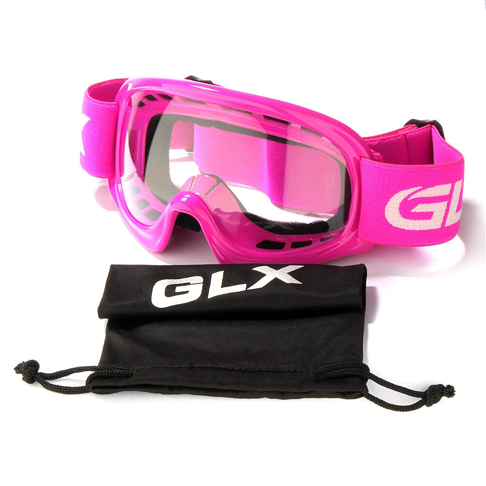 GLX YH15 Anti-Fog Impact-Resistant Kids Youth ATV Off-Road Dirt Bike  Motocross Goggles – GLX Helmets