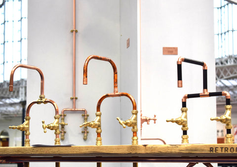 Copper tap finishes