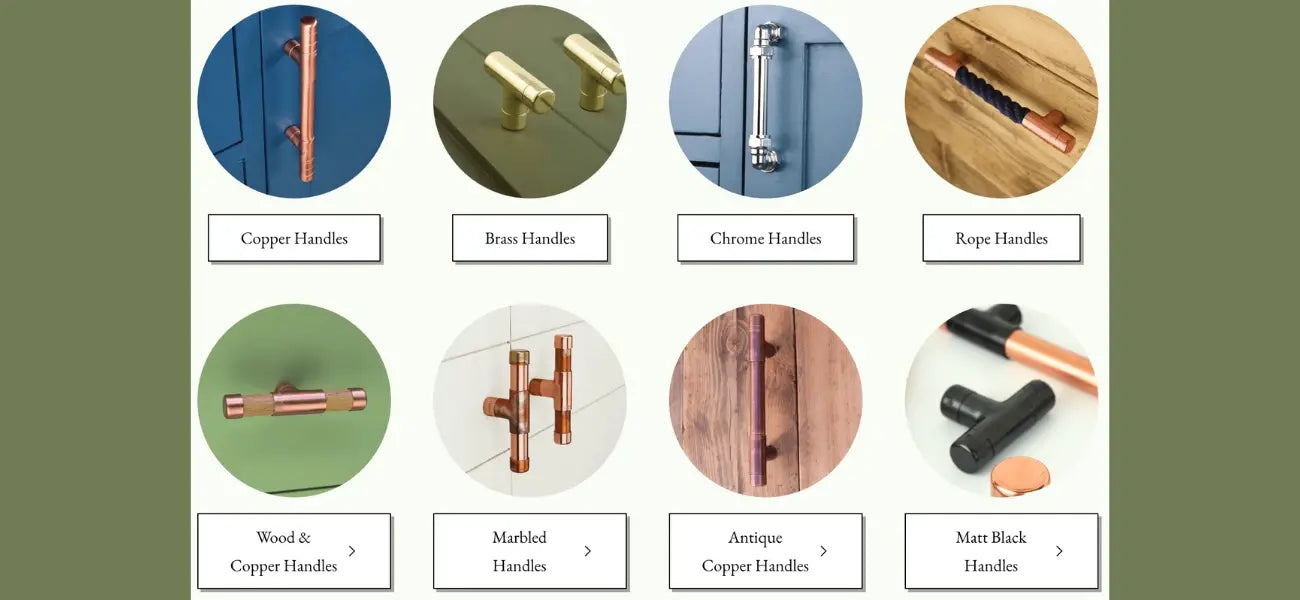 Cabinet Handles and Pulls by Proper Copper Design