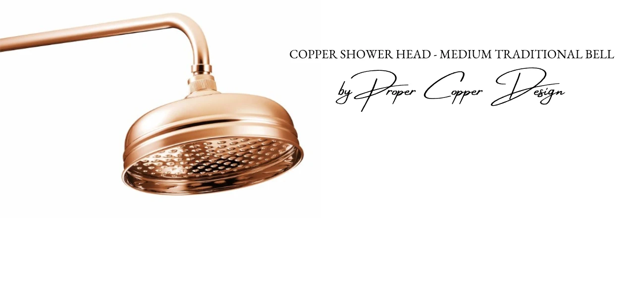 Rainfall Shower Head in Copper