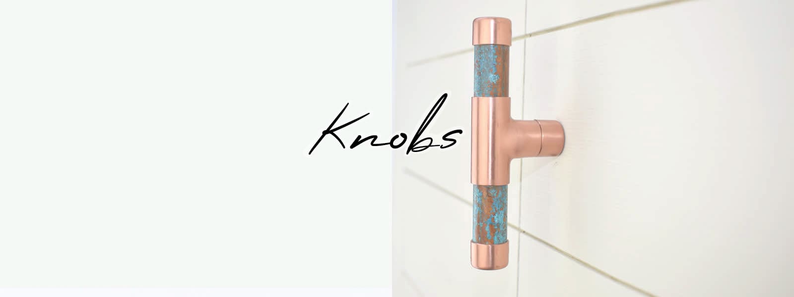 Kitchen cabinet knob collection by Proper Copper Design