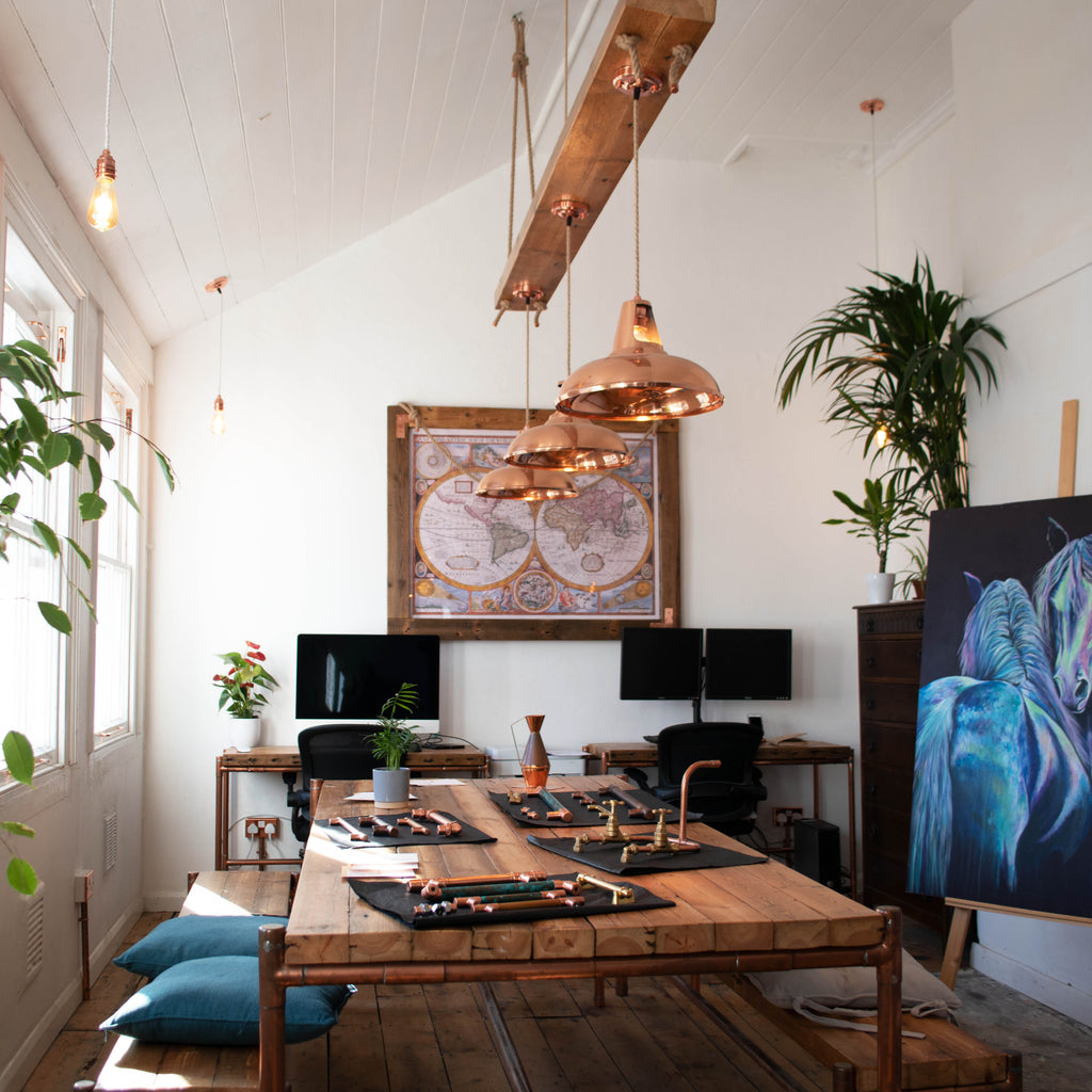 The Haloft 85a montgomery st hove copper and brass showroom