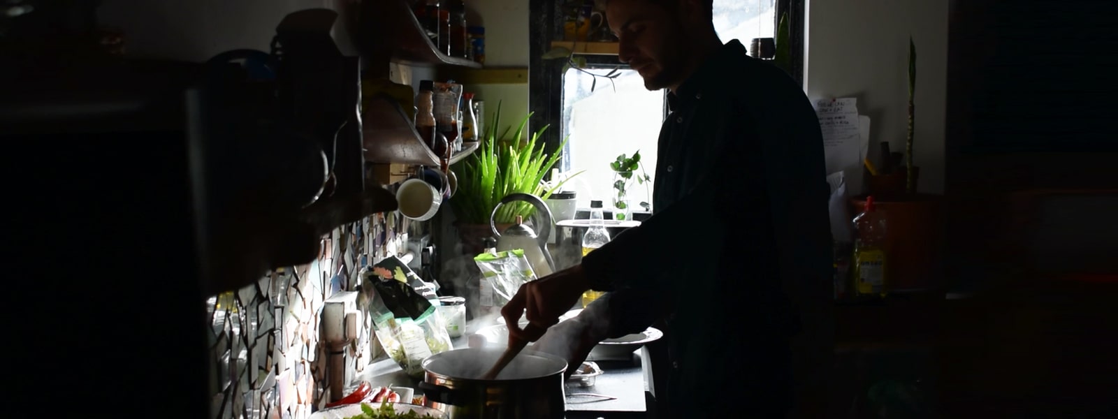 cooking in workshop relaxed kitchen eat together