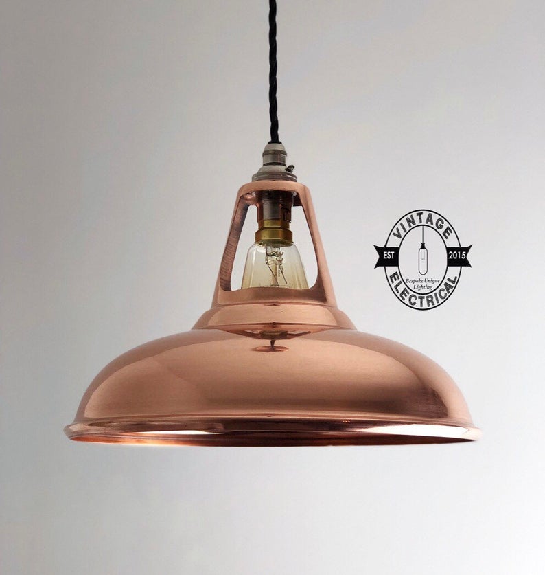 old fashioned copper solid spot light 