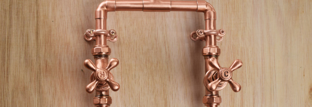 copper shower fixture