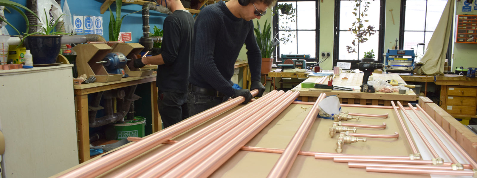 making_copper_handrails