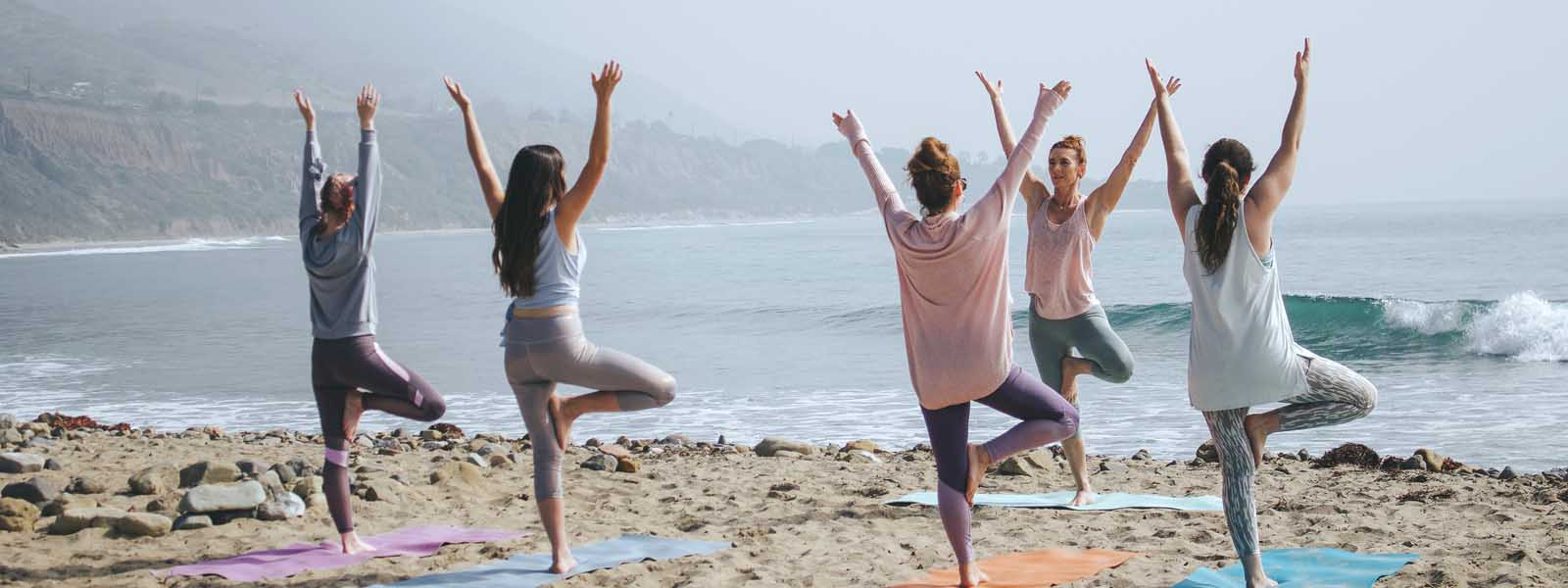 sea swimming wellness yoga