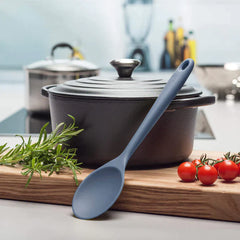 Silicon mixing spoon with pot 