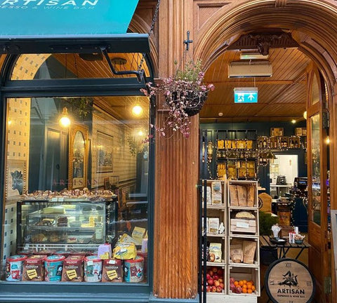 shop front of artisan store in perth scotland