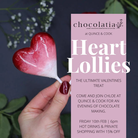 Valentines chocolate master class 2023