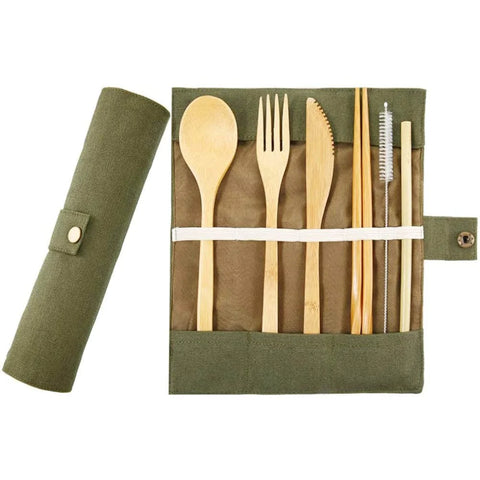Bamboo Cutlery, Travel Set