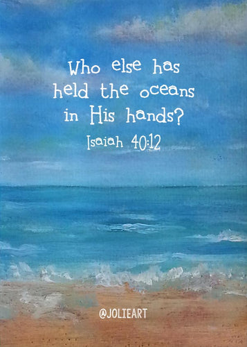 bible verse referring to hidden islands