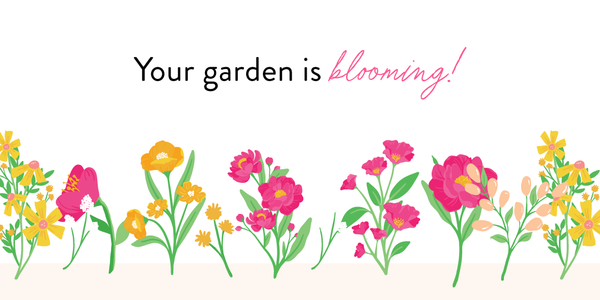 Garden is blooming graphic