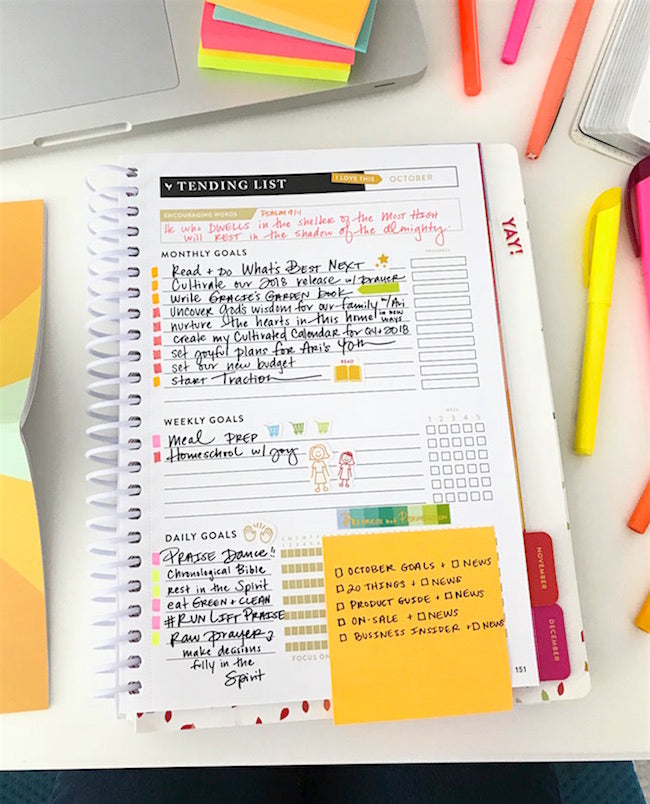 How to Color Code Your PowerSheets Goals – Cultivate