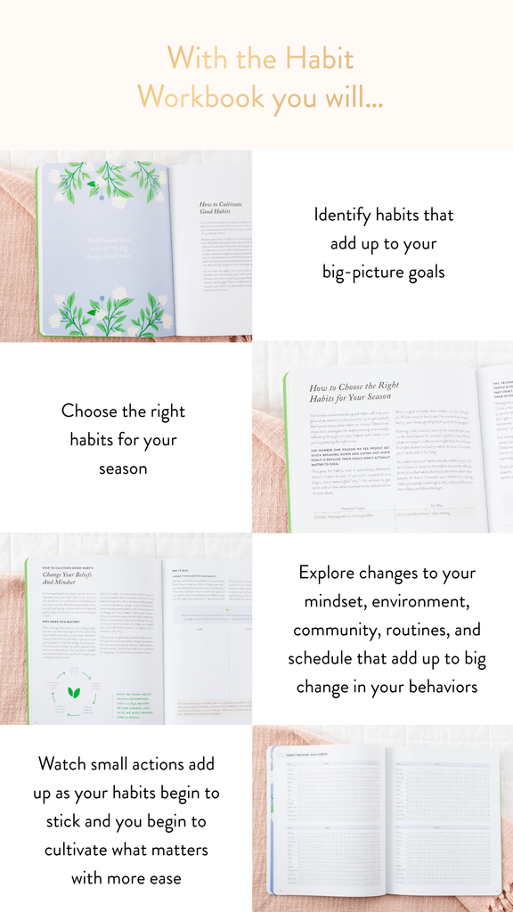 Cultivate What Matters Habit Workbook