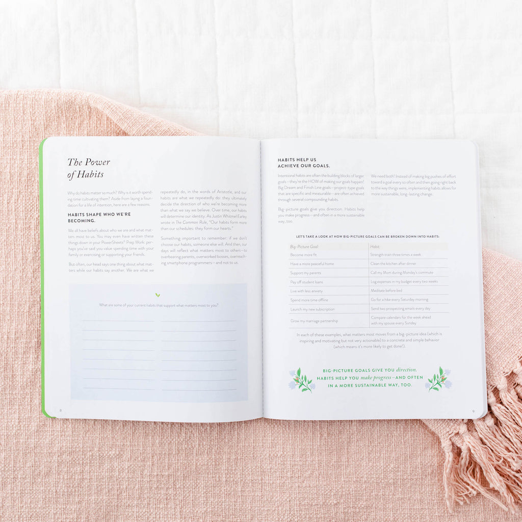 Cultivate What Matters Habit Workbook