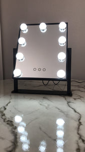 Small Travel Size Led Desk Mirror Dream Vanities