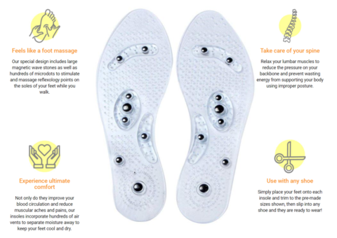 Magnetic Acupuncture Massage Insole 