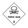 Toxic gas label