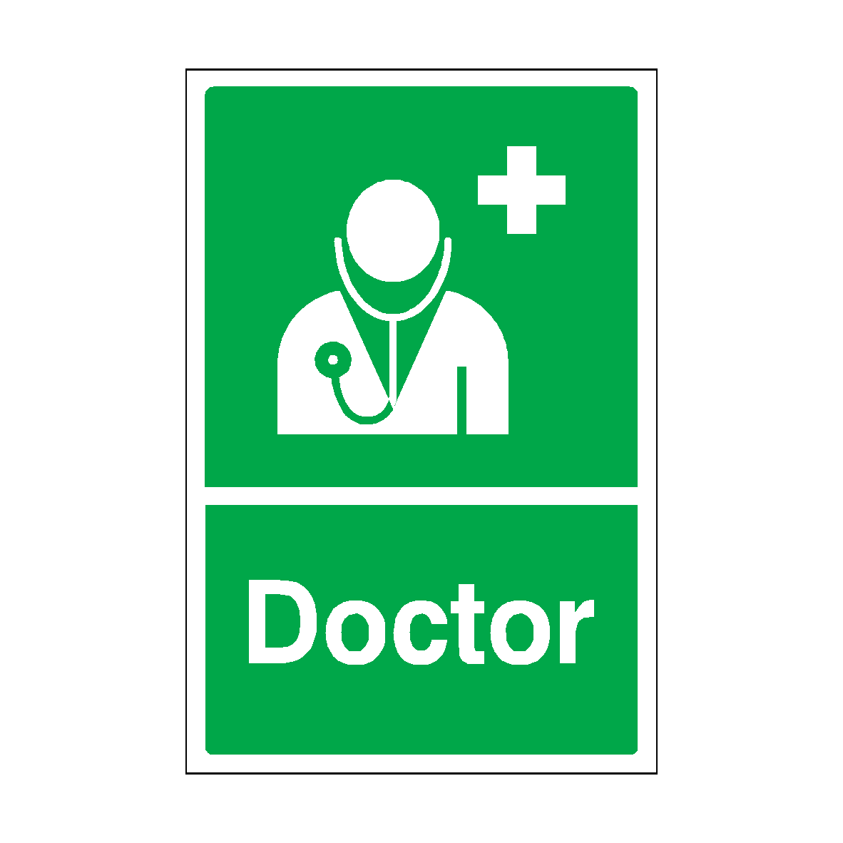 Doctor Sign SafetyLabel.co.uk