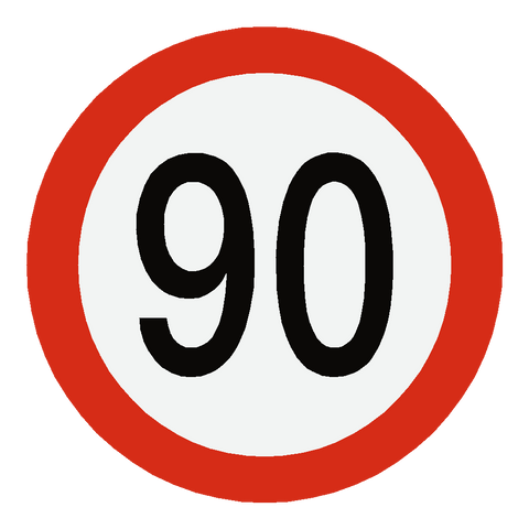 Speed Limit Stickers For Vehicles - Available In Mph / Kph / Kmh