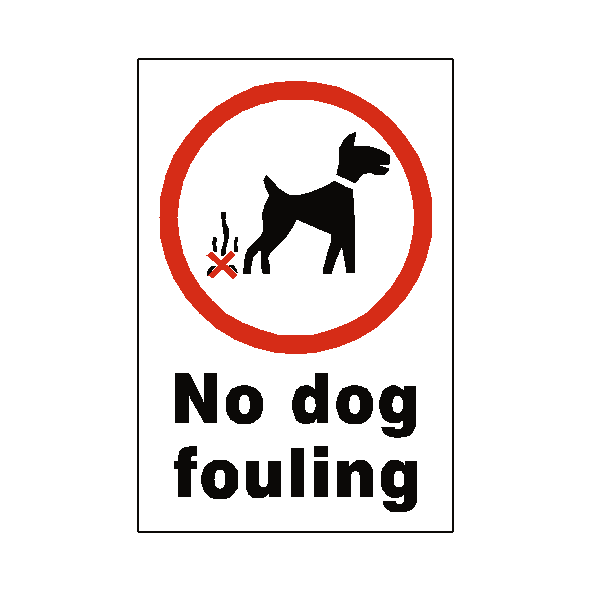 no dog sign