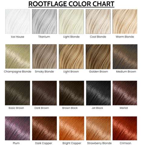 Rootflage natural color chart