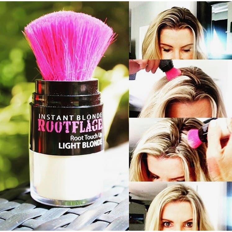 ROOTFLAGE Light Blonde Temporary Root Touch Up Hair Powder Concealer