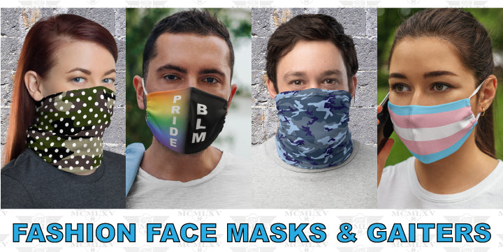 65 MCMLXV Fashion Face Masks & Neck Gaiters