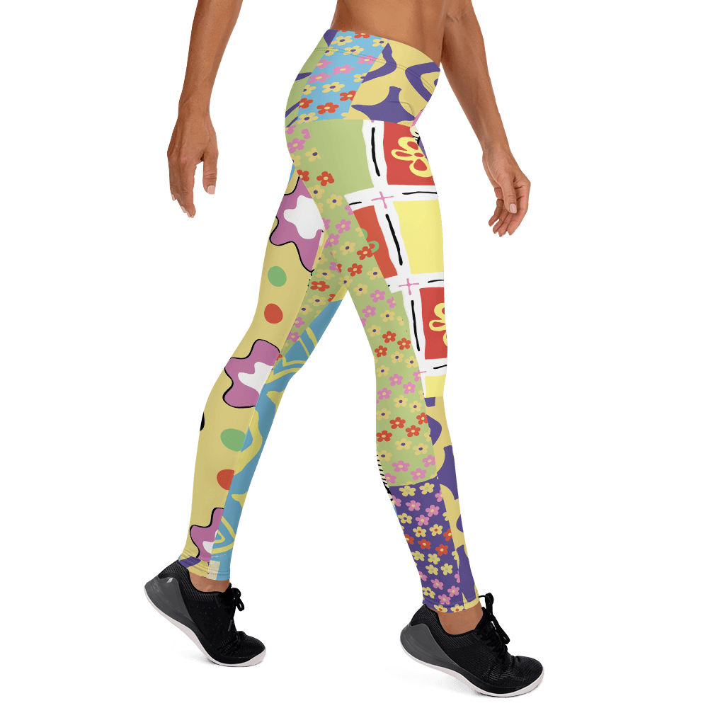 65 MCMLXV Women's Groovy Collage Print Leggings