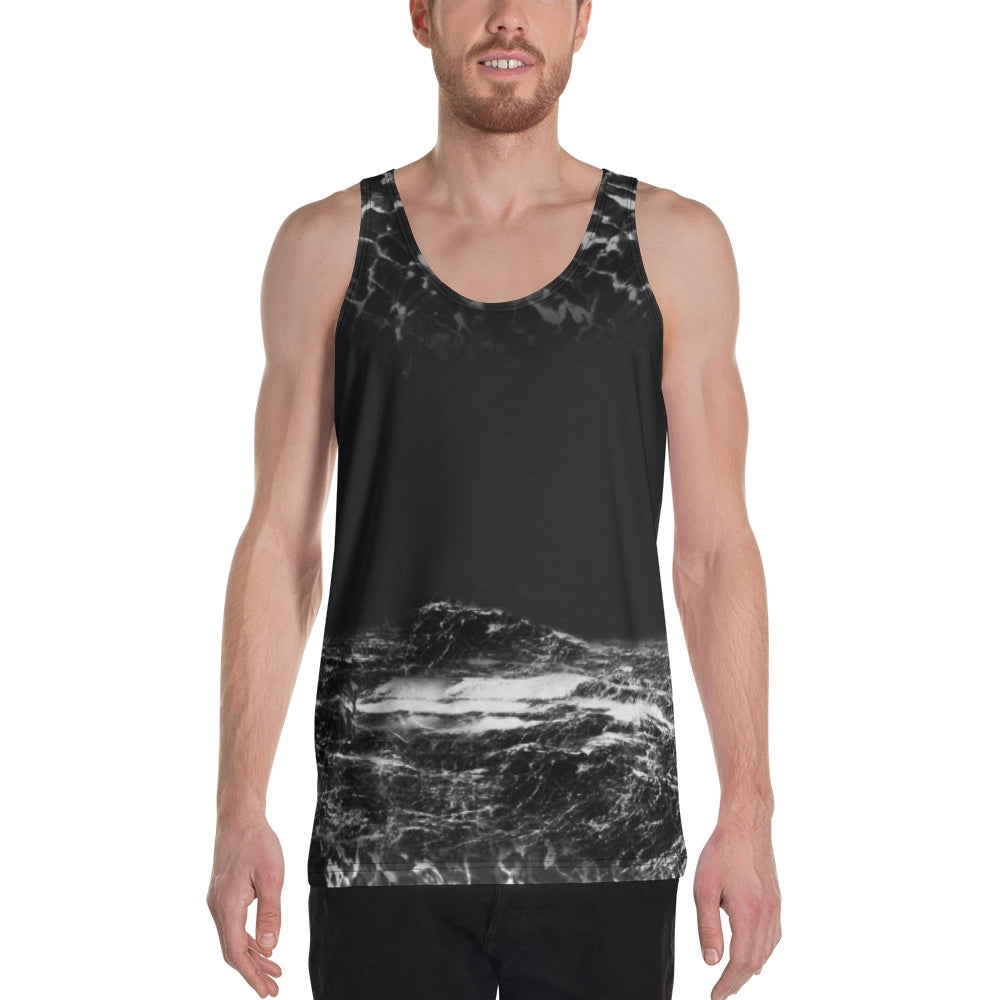 65 MCMLXV Men's Obsidian Planet Printed Tank Top