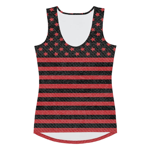 65 MCMLXV Women's Americana Red Flag Tank Top