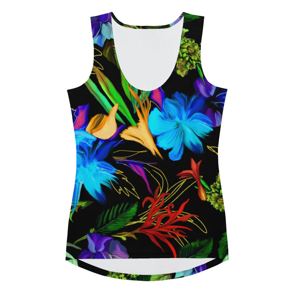 65 MCMLXV Women's Exotic Tropical Print Tank Top