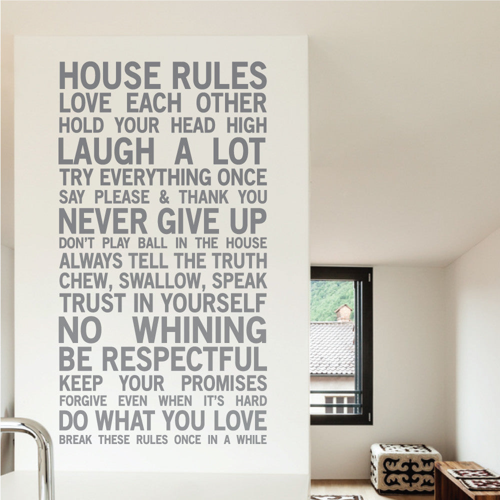 Bloxburg House Rules Decals