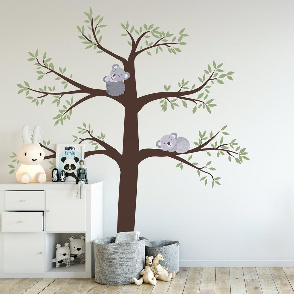 Koala Bear Tree Wall Stickers | Wallboss Wall Stickers | Wall Art