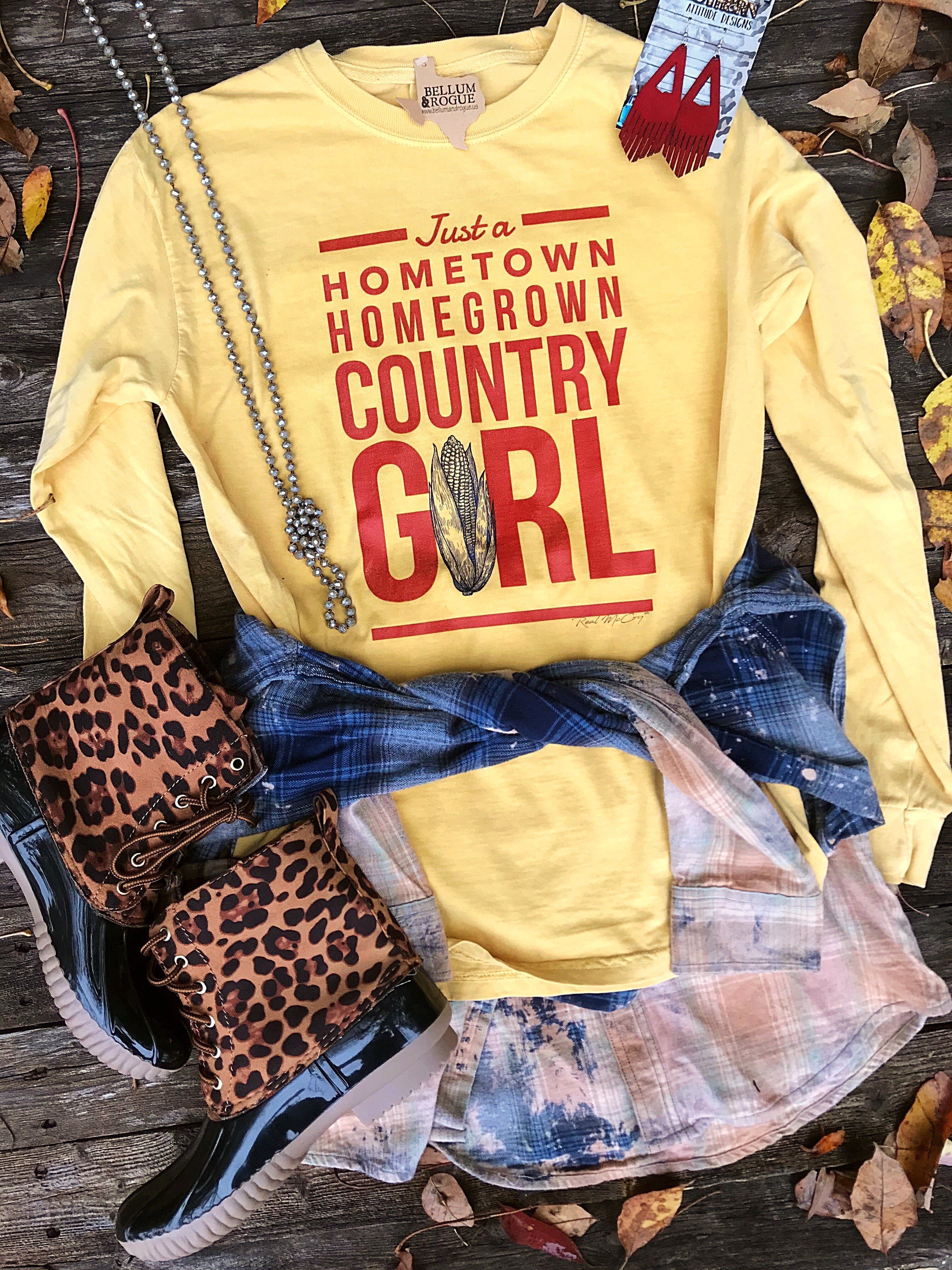 country girl long sleeve shirts