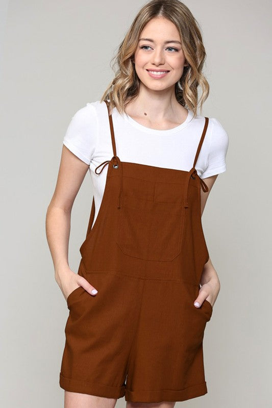 overall dress linen