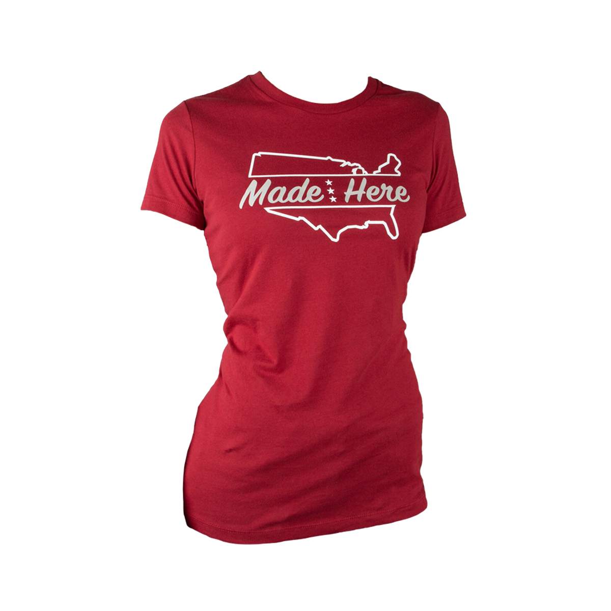 red womens tee