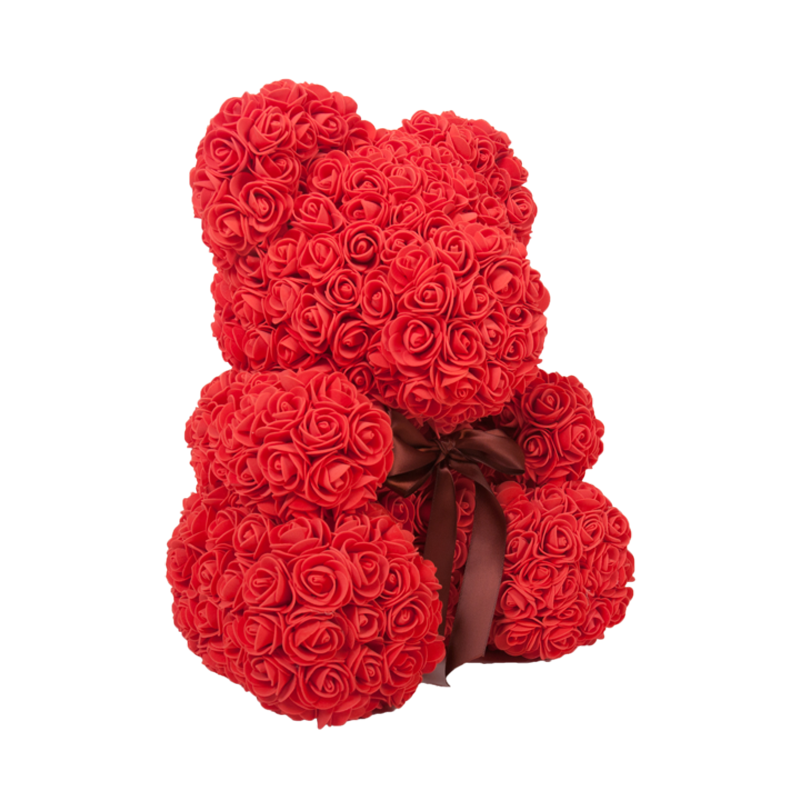 valentine bear roses