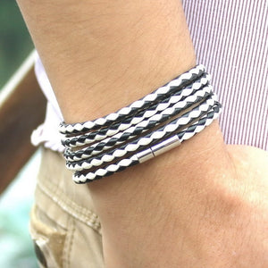 5 Laps Leather Bracelet