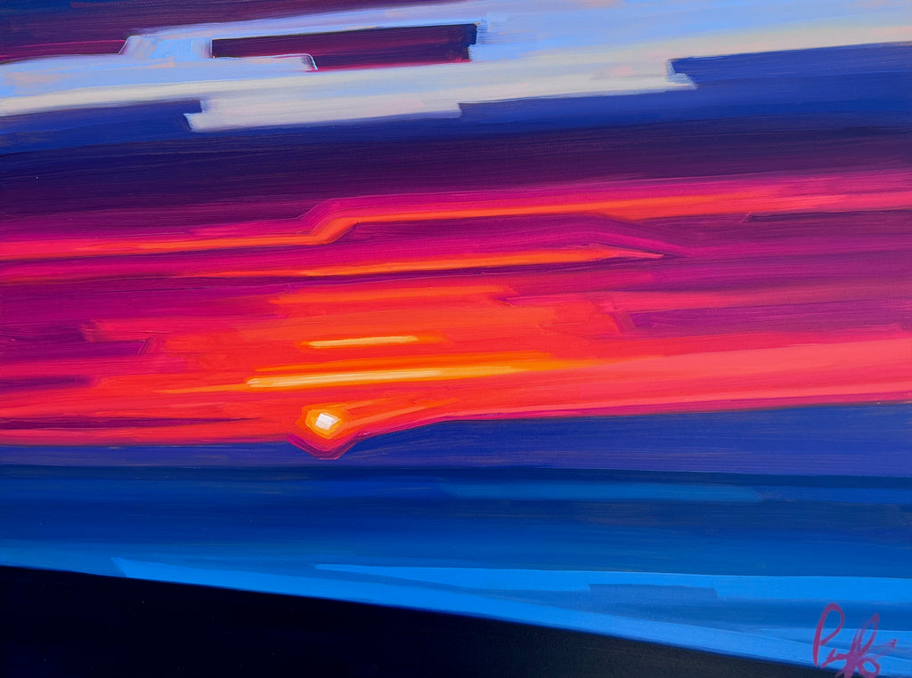 としたセレクトショップ 絵画 Pacific Sunset パシフィックサンセット