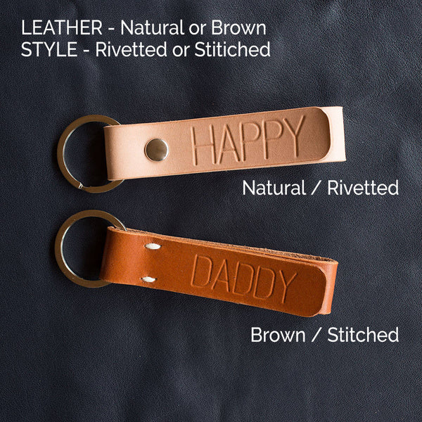 Download Custom Engraved Personalized Leather Keychain - Men ...