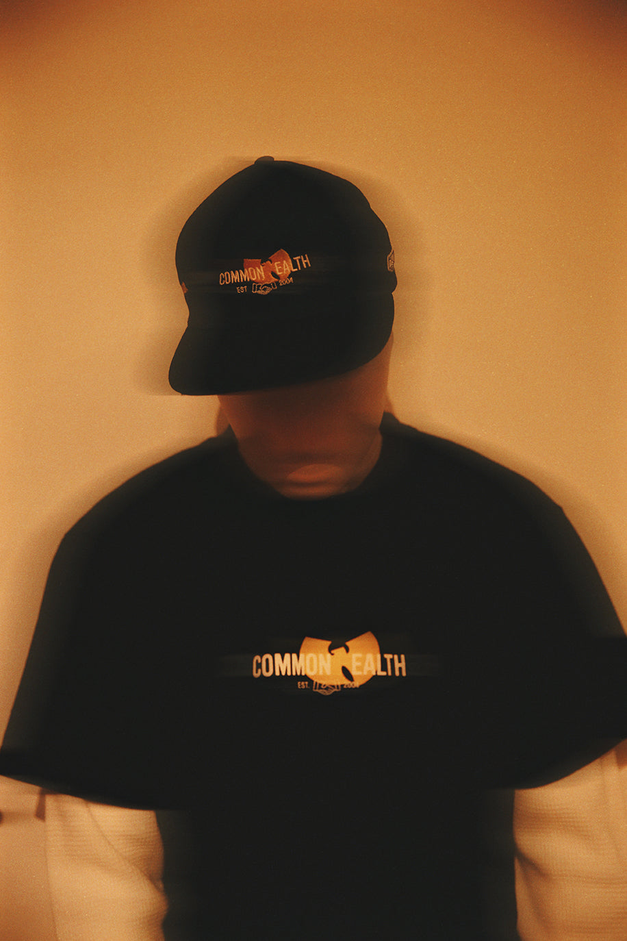 Commonwealth x Wu-Tang photoshoot hat and tee