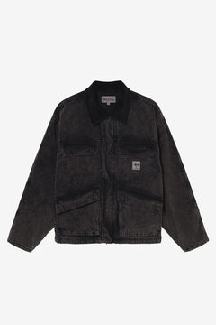 Stussy Washed Canvas Shop Jacket (Black) - Commonwealth